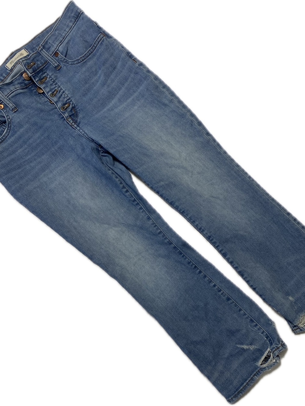Madewell Women's Bootcut Jeans in Medium Blue Wash